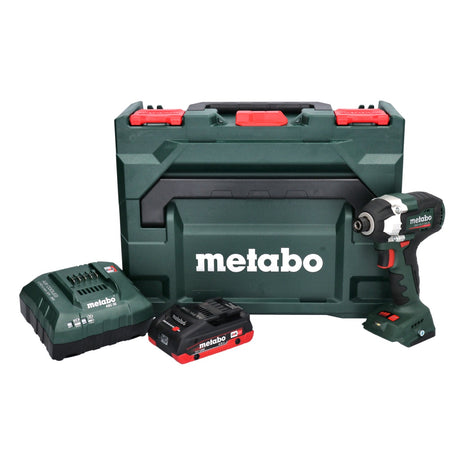 Metabo SSD 18 LT 200 BL Atornillador de impacto inalámbrico 18 V 200 Nm 1/4" sin escobillas + 1x batería 4,0 Ah + cargador + metaBOX