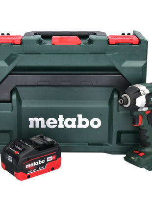 Metabo SSD 18 LT 200 BL Atornillador de impacto inalámbrico 18 V 200 Nm 1/4" sin escobillas + 1x batería 8,0 Ah + metaBOX - sin cargador