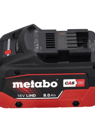 Metabo SSD 18 LT 200 BL Atornillador de impacto inalámbrico 18 V 200 Nm 1/4" sin escobillas + 1x batería 8,0 Ah + metaBOX - sin cargador