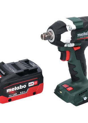 Visseuse à chocs sans fil Metabo SSW 18 LT 300 BL 18 V 300 Nm 1/2" sans balais + 1x batterie 8,0 Ah - sans chargeur