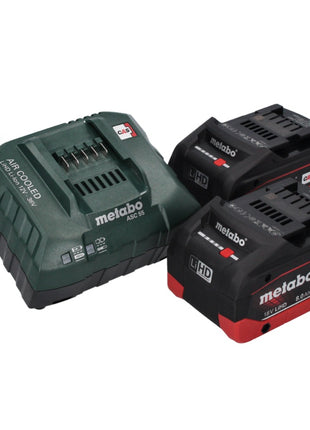 Visseuse à chocs sans fil Metabo SSW 18 LT 300 BL 18 V 300 Nm 1/2" sans balai + 2x batteries 8,0 Ah + chargeur