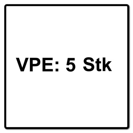 Bosch EXPERT N475 Matériau de traitement de surface rondelle dentelée 125 mm Fine X-LOCK 5 pièces (5x 2608901475)