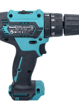 Makita HP 333 DZ Perceuse-visseuse à percussion sans fil 12 V 30 Nm - sans batterie, sans chargeur