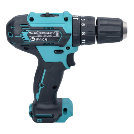 Makita HP 333 DZ Perceuse-visseuse à percussion sans fil 12 V 30 Nm - sans batterie, sans chargeur