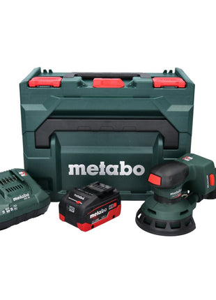 Metabo SXA 18 LTX 125 BL Ponceuse excentrique sans fil 18 V 125 mm Brushless + 1x batterie 5,5 Ah + chargeur + metaBOX