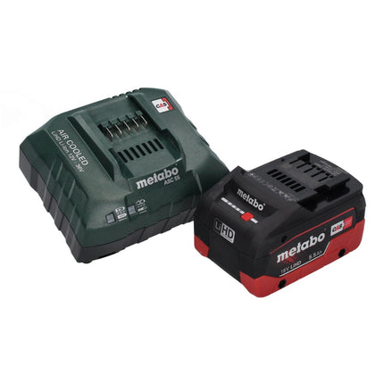 Metabo SXA 18 LTX 125 BL Ponceuse excentrique sans fil 18 V 125 mm Brushless + 1x batterie 5,5 Ah + chargeur + metaBOX