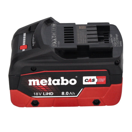 Metabo SXA 18 LTX 125 BL Ponceuse excentrique sans fil 18 V 125 mm Brushless + 1x batterie 8,0 Ah + metaBOX - sans chargeur