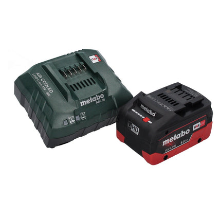 Metabo SXA 18 LTX 125 BL Ponceuse excentrique sans fil 18 V 125 mm Brushless + 1x batterie 8,0 Ah + chargeur + metaBOX