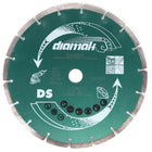 Disco de corte de diamante Makita Diamak 230 x 22,23 mm 10 piezas (D-61145-10) para piedra, hormigón