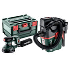 Metabo Set SXA 18 LTX 125 BL Ponceuse excentrique sans fil 18 V 125 mm + AS 18 L PC Aspirateur compact ( 691199000 ) - sans batterie, sans chargeur