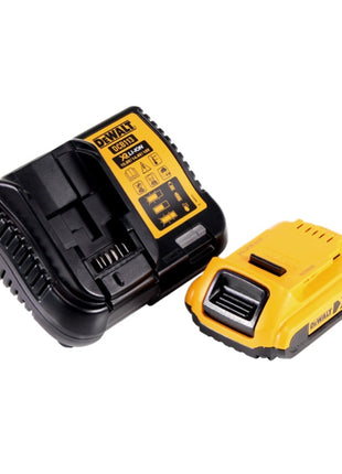 DeWalt DCL 045 D1 lampe à batterie éclairage de voiture LED 12/18 V 1700 lm support rotatif 0-360 degrés + 1x batterie 2,0 Ah + chargeur