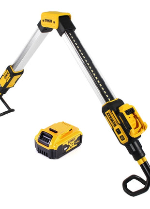 Lámpara de batería DeWalt DCL 045 N Luz LED para automóvil 12 / 18 V 1700 lm Soporte giratorio de 0-360 grados + 1x batería 5,0 Ah - sin cargador