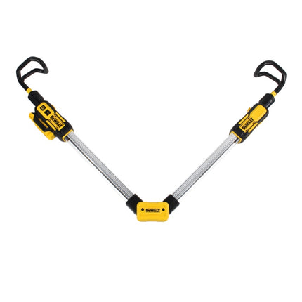DeWalt DCL 045 P1 Lampe LED sans fil 1700 lm pour capot, 12/18 V + 1x Batterie 5,0 Ah + Chargeur + Support rotatif 0-360 degrés