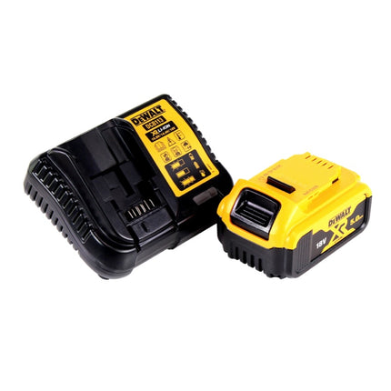 DeWalt DCL 045 P1 Lampe LED sans fil 1700 lm pour capot, 12/18 V + 1x Batterie 5,0 Ah + Chargeur + Support rotatif 0-360 degrés