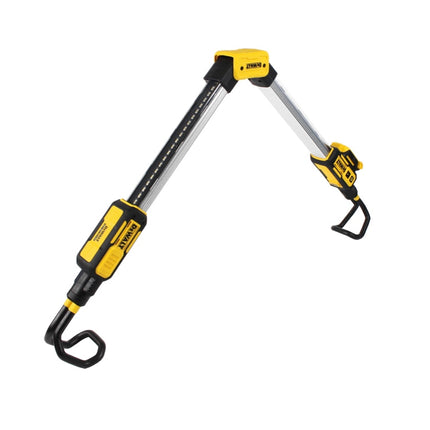 DeWalt DCL 045 P2 Lampe LED sans fil 1700 lm pour capot, 12/18 V + 2x Batteries 5,0 Ah + Chargeur + Support rotatif 0-360 degrés