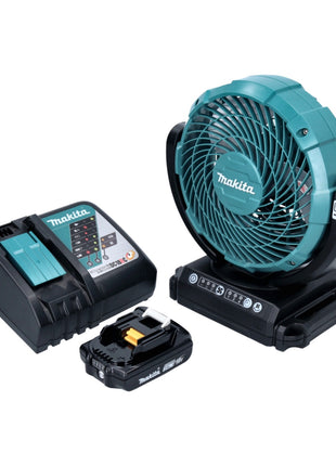 Makita DCF 102 RA1 Ventilateur sans fil 18 V - 18 cm + 1x Batterie 2,0 Ah + Chargeur