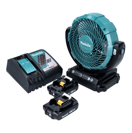 Makita DCF 102 RA Ventilateur sans fil 18 V - 18 cm + 2x Batteries 2,0 Ah + Chargeur