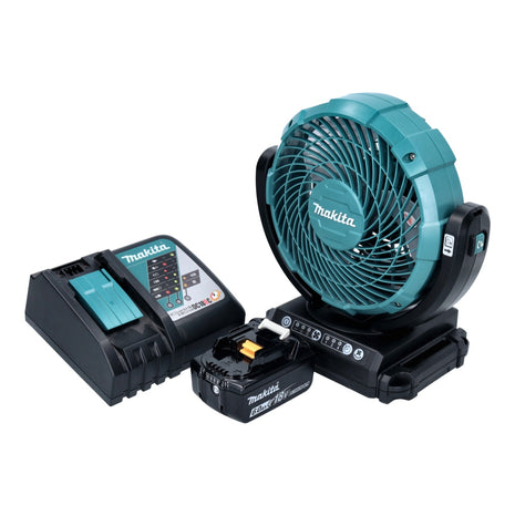 Makita DCF 102 RG1 Akku Ventilator Lüfter 18 V 18 cm + 1x Akku 6,0 Ah + Ladegerät - Toolbrothers