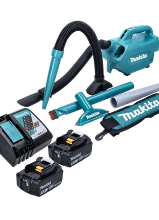 Makita DCL 184 RF Akku Staubsauger 18 V 54 mbar 0,5 l + 2x Akku 3,0 Ah + Ladegerät - Toolbrothers