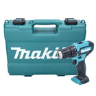 Makita DF 333 DZK Perceuse-visseuse sans fil 30Nm 12V max. + Coffret - sans batterie, sans chargeur