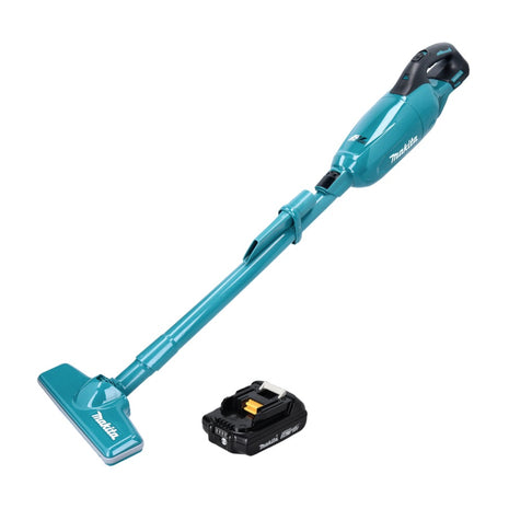 Aspirador de batería Makita DCL 280 FA1 18 V sin escobillas + 1x batería 2,0 Ah - sin cargador