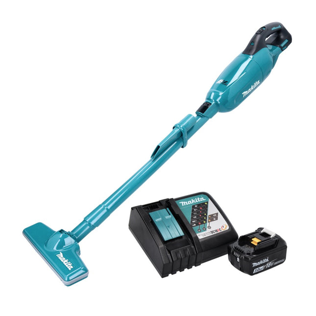 Makita DCL 280 FRF Aspirateur sans fil 18 V, Brushless + 1x Batterie 3,0 Ah + Chargeur