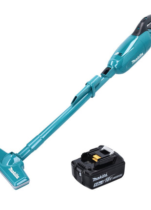 Aspirador de batería Makita DCL 280 FT1 18 V sin escobillas + 1x batería 5,0 Ah - sin cargador