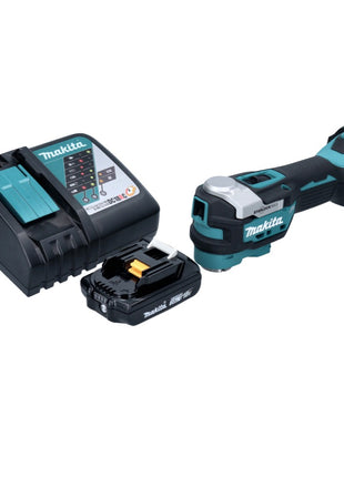 Herramienta multifuncional a batería Makita DTM 52 RA1 18 V Starlock Max Brushless + 1x batería 2.0 Ah + cargador