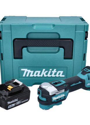 Makita DTM 52 T1J Akku Multifunktionswerkzeug 18 V Starlock Max Brushless + 1x Akku 5,0 Ah + Makpac - ohne Ladegerät - Toolbrothers