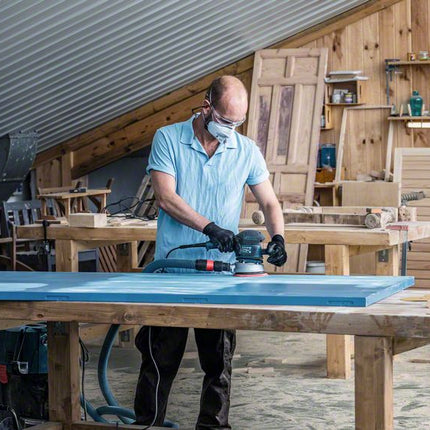 Bosch EXPERT C470 Feuille abrasive 125mm 8 trous G120 pour ponceuses excentriques - 50 pcs. (2608900912)