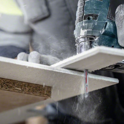 Bosch EXPERT Lames de scie sauteuse Fiber Plaster T 141 HM 100 mm - 3 pièces (2608900563)