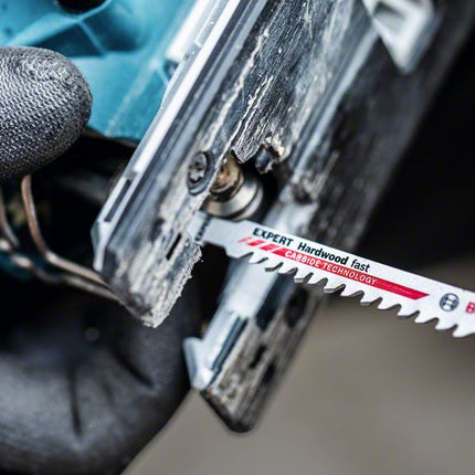 Bosch Expert T 144 DHM Hardwood Fast Jeu de lames de scie sauteuse 3 pièces ( 2608900541 ) Carbide Technology