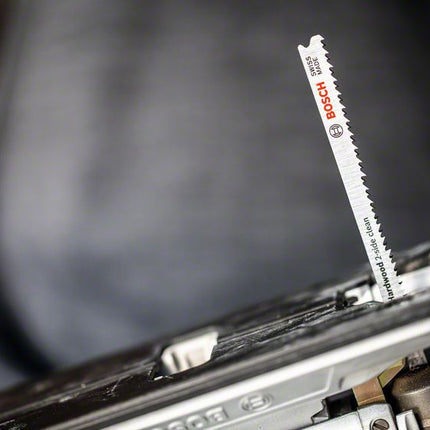 Bosch EXPERT Lames de scie sauteuse Hardwood 2 side clean T 308 BFP 117 mm - 25 pièces (2608901181)