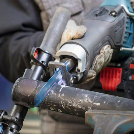 Bosch EXPERT Medium Thick Tough Metal S 1155 HHM Lame de scie sabre 225 mm 10 pces ( 2608900376 ) Carbide Technology