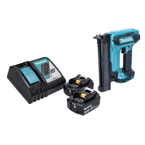 Makita DFN 350 RF Cloueur sans fil 15 - 35mm 18V + 2x Batteries 3,0 Ah + Chargeur