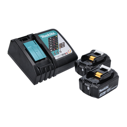 Makita DFN 350 RF Cloueur sans fil 15 - 35mm 18V + 2x Batteries 3,0 Ah + Chargeur