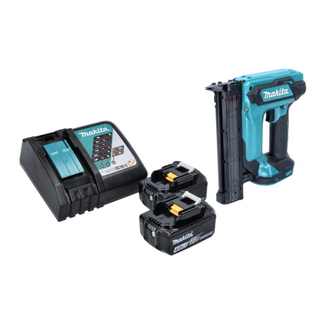 Makita DFN 350 RM Cloueuse Sans Fil 18 V 15 - 35 mm + 2x batterie rechargeable 4,0 Ah + kit chargeur