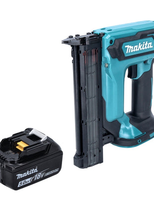 Clavadora con cabezal de batería Makita DFN 350 T1 18 V 15 - 35 mm + 1x batería 5,0 Ah - sin cargador