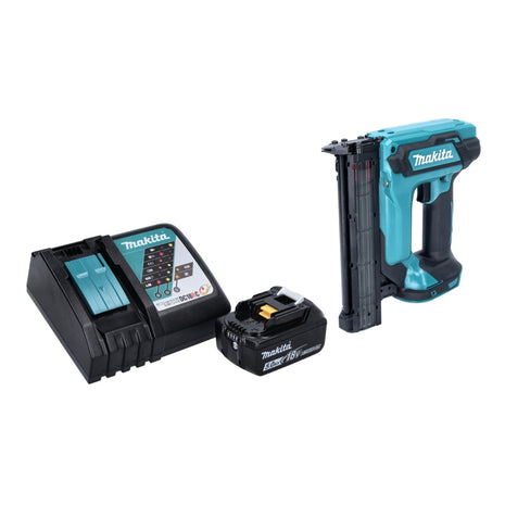 Makita DFN 350 RT1 Cloueur sans fil 15 - 35mm 18V + 1x Batterie 5,0 Ah + Chargeur