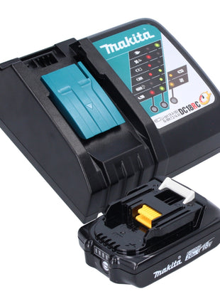 Makita DFN 350 RA1J Cloueuse Sans Fil 18 V 15 - 35 mm + 1x batterie rechargeable 2,0 Ah + chargeur + Makpac