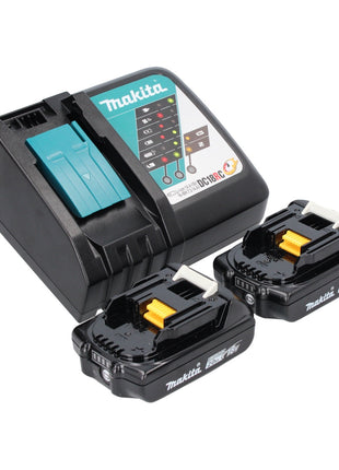 Makita DFN 350 RAJ Cloueuse Sans Fil 18 V 15 - 35 mm + 2x batterie rechargeable 2.0 Ah + chargeur + Makpac