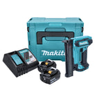 Makita DFN 350 RFJ cloueur sans fil 15 - 35mm - 18V + 2x Batteries 3,0 Ah + Chargeur + Coffret Makpac