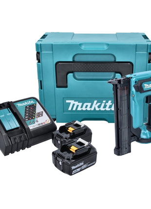 Makita DFN 350 RMJ Cloueuse Sans Fil 18 V 15 - 35 mm + 2x batterie rechargeable 4,0 Ah + chargeur + Makpac