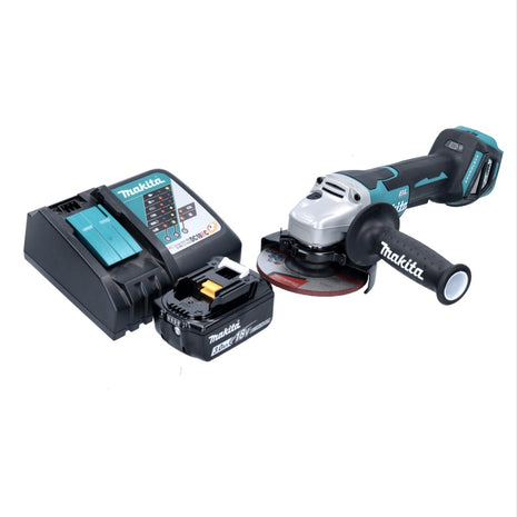 Makita DGA 515 RF1 Meuleuse d'angle sur batterie 18 V 125 mm sans balais + 1x batterie 3,0 Ah + chargeur