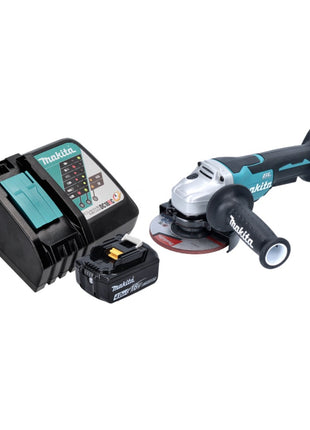 Makita DGA 515 RM1 Meuleuse d'angle sur batterie 18 V 125 mm sans balai + 1x batterie 4,0 Ah + chargeur