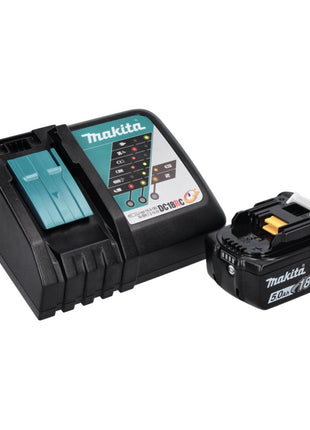 Makita DGA 515 RT1 Meuleuse d'angle sans fil 18 V 125 mm Brushless + 1x Batterie 5,0 Ah + Chargeur