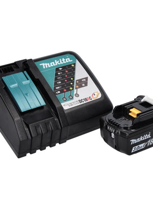 Makita DGA 515 RF1J Meuleuse d'angle sur batterie 18 V 125 mm sans balais + 1x batterie 3,0 Ah + chargeur + Makpac