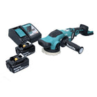 Makita DPO 500 RF polisseuse excentrique sur batterie 18 V 125 mm sans balais + 2x batteries 3,0 Ah + chargeur