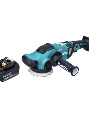 Makita DPO 500 M1 Akku Exzenterpolierer 18 V 125 mm Brushless + 1x Akku 4,0 Ah - ohne Ladegerät