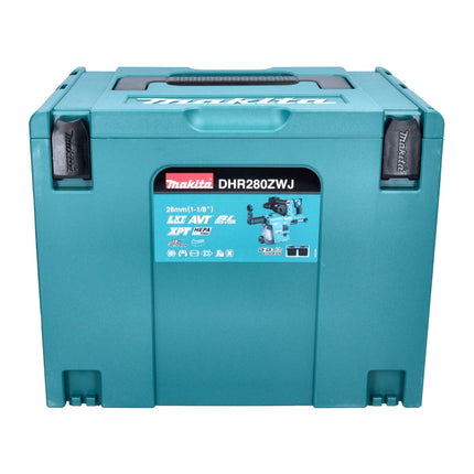 Makita DHR 280 ZJ Perforateur burineur sans fil SDS-PLUS, 36V (2x18V), sans balai, Solo + Makpac - sans batterie, sans chargeur